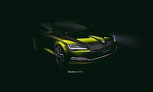 This Is the First Official Image of the 2020 Skoda Superb