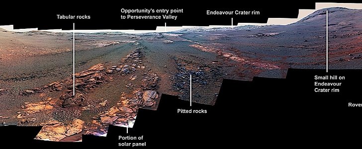Opportunity's parting shot
