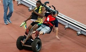 This is the Moment Usain Bolt Is Wiped Out by a Segway