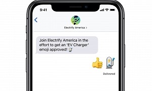 This Is the New Electrify America EV Charger Emoji, Because All Else Is Good