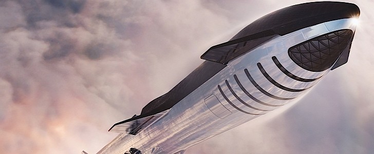 SpaceX Starship rendering