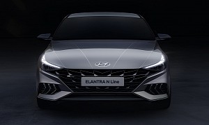 This Is the Stunning Hyundai Elantra N Line in First Official Images
