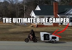 This Is the Ultimate e-Bike Camper: Cheap, DIY, and With Its Own Powertrain