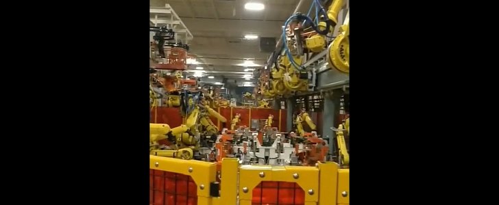 2019 Ford Ranger welding line at Michigan Assembly Plant