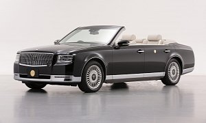 This Is Toyota’s New Century Convertible, Commissioned For the Emperor Of Japan