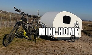 This Is Velocamper: The Elegant Mini-RV You Can Tow With Your e-Bike