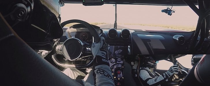 Koenigsegg Agera RS speed record onboard camera