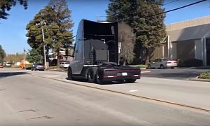 This Is How a Tesla Semi Rolling Start Drag Race Would Look like