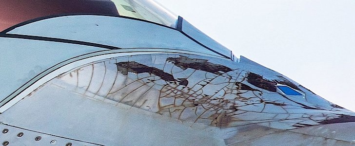 F-22 Raptor affected by corrosion