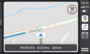 This Is How Google Maps Looks on the Widescreen CarPlay Dashboard
