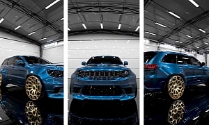 This Is What Happens When a Jeep Grand Cherokee Trackhawk Prays to the Donk God
