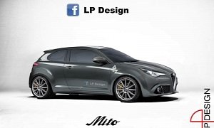 This Is What the Alfa Romeo MiTo Would Look Like with a Giulia Front End