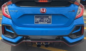 This Is What the Honda Civic Type R Sounds Like With a Titanium Exhaust System