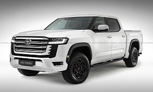 This Is What the Toyota Tundra Would Look Like With a Land Cruiser Face