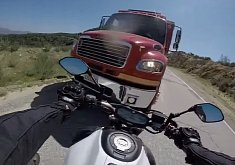 This Is What You See when Crashing Head-On into a Truck