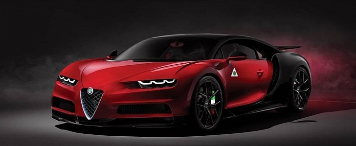 Alfa Romeo “Chiron” Looks Like a Modern Version of the 159 - autoevolution