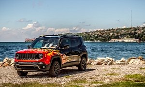 This Jeep Renegade is Flaming Hot, Celebrates 25th European H.O.G. Rally