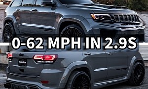 This Jeep Trackhawk Is a Supercar Bully, Makes the Bugatti Veyron Look Underpowered