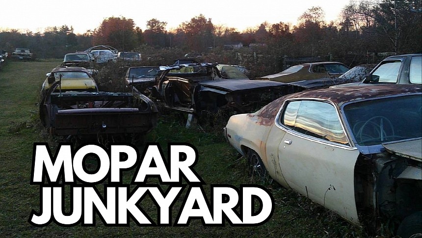 Mopar junkyard with lots of surprises