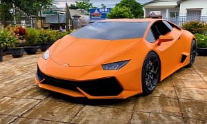This Lambo Huracan Took 210 Days to Make, Take a Look at What It Hides Under the Hood