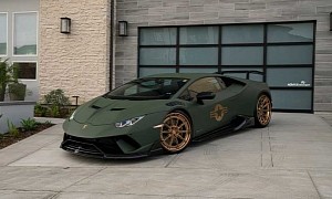 This Tuned Lamborghini Huracan Performante Is a Military-Themed Showstopper