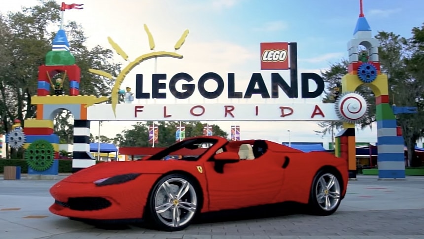 Lego-made Ferrari 296 GTS