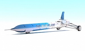 This LEGO Ideas Project Seeks To Remember Blue Flame's Land Speed Record Moment
