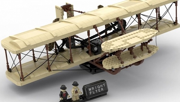Fan-Made LEGO Ideas Wright Flyer