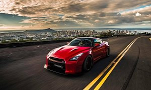 This Liberty Walk Nissan GT-R Shoot in Oahu is A Moving Volcano