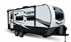 This Light and Compact Travel Trailer Offers a Premium Interior With Home-Like Amenities