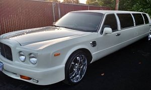 This Lincoln Stretch Limo Is Not a Bentley, But Impersonates One
