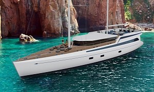 This Luxury Hybrid Yacht Can Be Sailed by One Person, Is Totally Self-Sufficient