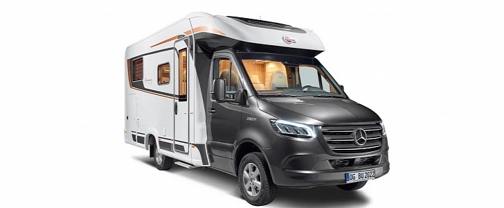 The new Lyseo M 660 Harmony Line motorhome is built on a Mercedes Sprinter chassis
