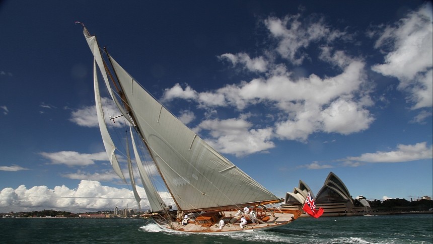 This exquisite British masterpiece was built as a powerful racing yacht in 1904