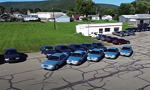 This Man Has World's Largest Ford Crown Victoria Collection, Fills Multiple Warehouses