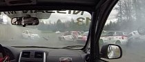 This Massive Crash Proves the Nissan Micra Cup Isn't Boring