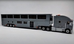 This Massive LEGO Mobile Mansion Is What You Can Come Up With When Dreaming Big