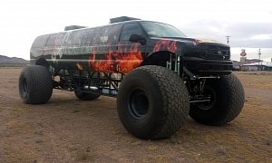 This Massive Truck Used to Be a Ford Excursion