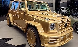 This Mercedes-AMG G 63 Gold Edition Looks Like It Should Be Locked in a Safe