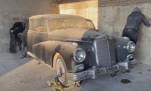 This Mercedes-Benz 300D Was Resurrected After Being Abandoned in the Basement of a Factory