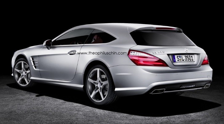 Mercedes-Benz SL Shooting Brake by Theophilus Chin