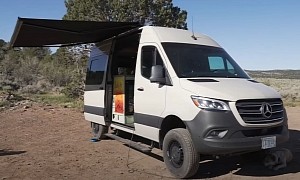 This Mercedes-Benz Sprinter Is Built for Off-Road Adventures but Doubles as a Tiny House