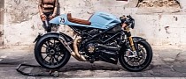 This Mesmerizing Ducati Streetfighter S Shapeshifted to a Vintage Cafe Racer