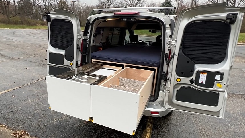 This Micro Camper Van Is the Perfect Weekend Rig, It Features a Clever, Uncommon Setup