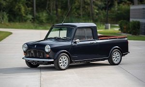 This Mini Pickup Truck Is Heading to Auction, Boasts Wood-Slat Bed