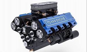 This Miniature Methanol-Powered V8 Could Adorn Your Desk or Power Your R/C Car to Victory