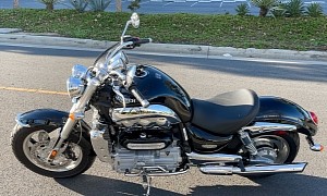 This Mint-Condition 2005 Triumph Rocket III Is yet to Be Taken on Its First Ride