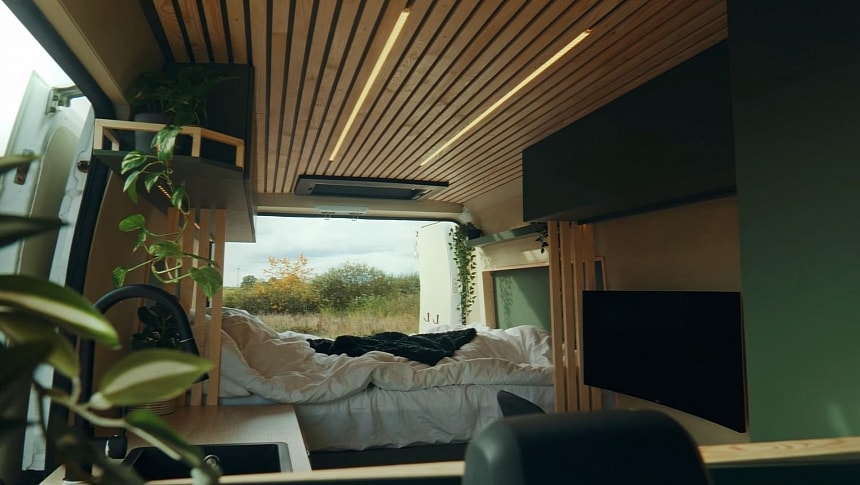 This Modern, Affordable Camper Van Is a Digital Nomad's Dream Tiny Home on Wheels