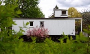 This Modern Rustic Tiny Home Is Actually a Beautifully-Restored 1912 Caboose