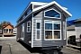 This Modern Tiny Home Isn’t Small at All, Has a Main Floor Bedroom and a Fireplace